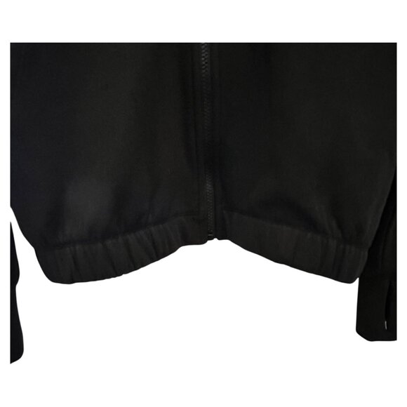 Kyodan women's sweater XS black long sleeve high neck zip soft new - Picture 4 of 9